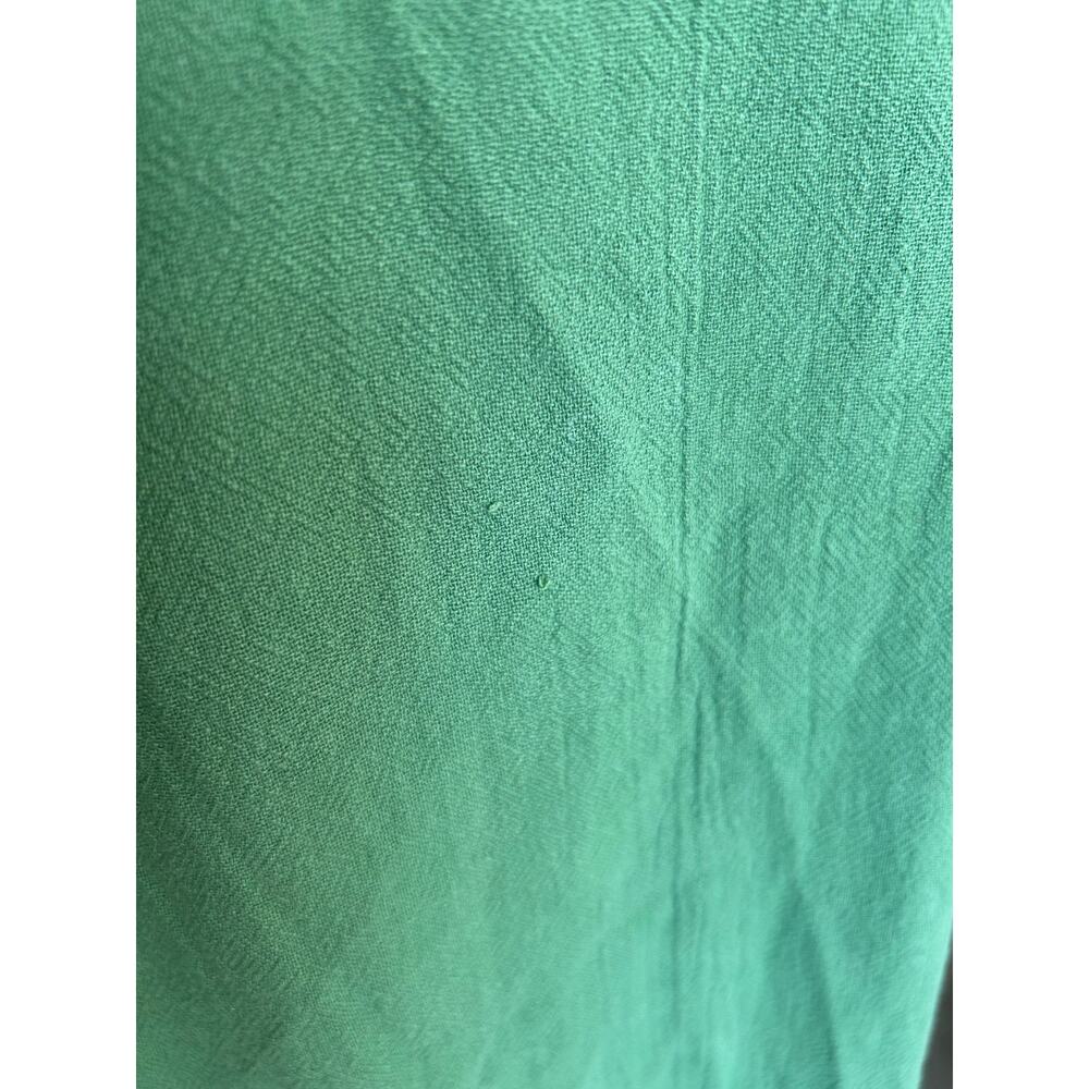 Oh My Gauze! Florida Women's Oversized Maxi Kaftan Dress Green size 1 Flowy Boho - Picture 8 of 8